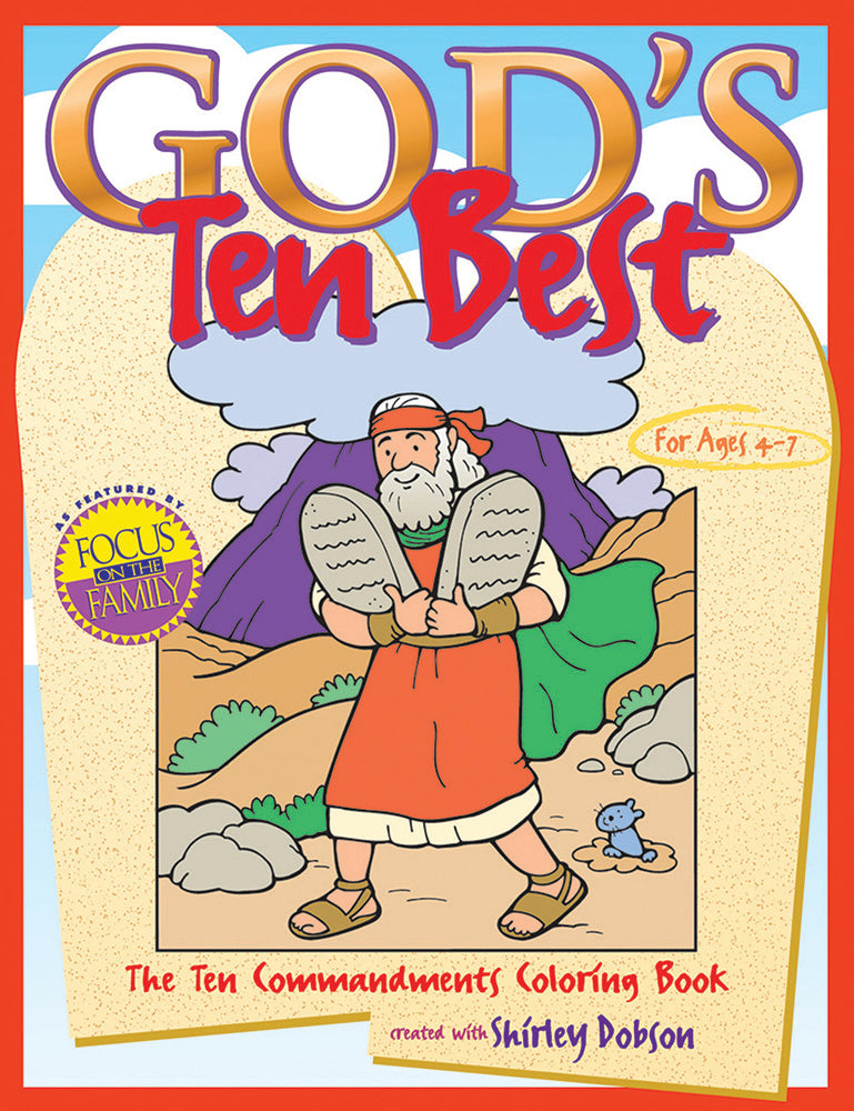 God's Ten Best Colouring Book - Re-vived