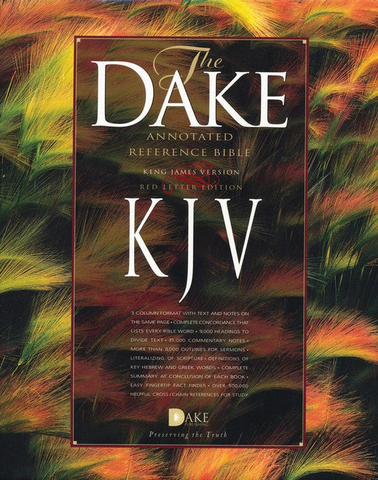KJV Dake Annotated Reference Bible - Re-vived