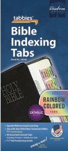 Bible Index Tabs Rainbow - Catholic - Re-vived