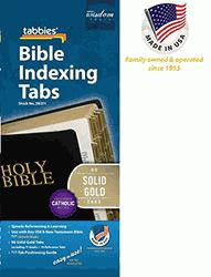 Bible Index Tabs Solid Gold - Catholic - Re-vived