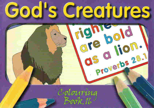 God's Creatures Colouring Book - Re-vived