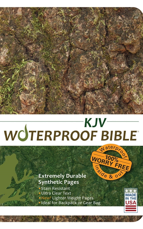 KJV Waterproof Bible, Camoflague - Re-vived