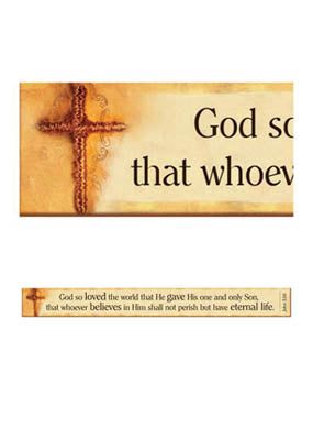 John 3:16 Magnetic Strip - Re-vived