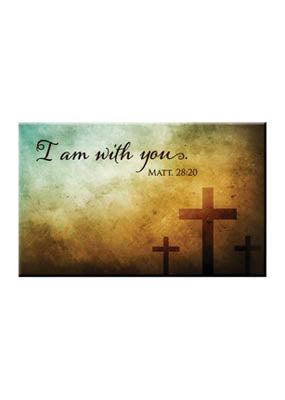 Cross Matthew 28:20 Magnet - Re-vived