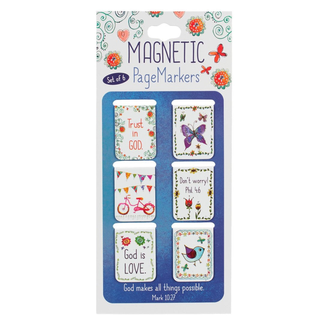 Everyday Blessings Assorted Magnetic Bookmark (pack of 6) - Re-vived
