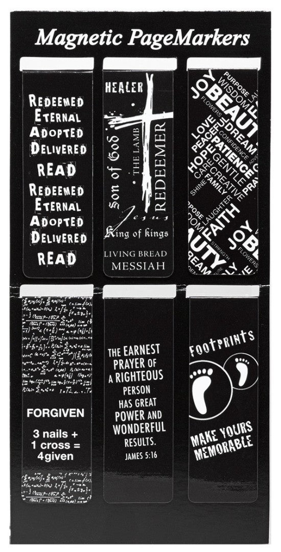Cross Magnetic Bookmark (pack of 6) - Re-vived