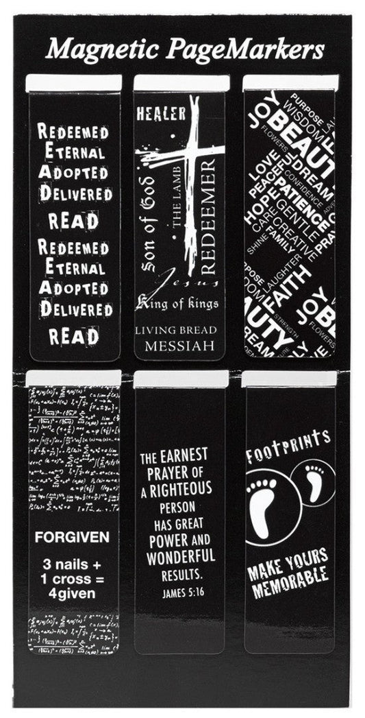 Cross Magnetic Bookmark (pack of 6) - Re-vived