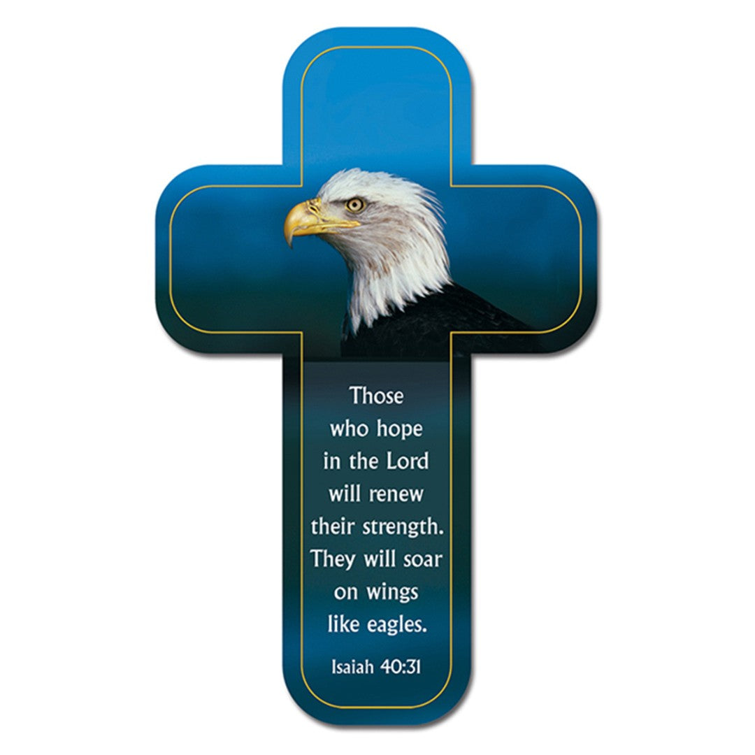 Wings Like Eagles Cross Bookmark - Re-vived