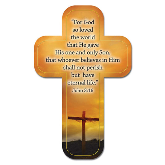 John 3:16 Cross Bookmark - Re-vived
