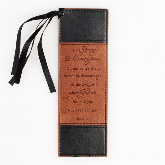 Be Strong LuxLeather Bookmark - Re-vived