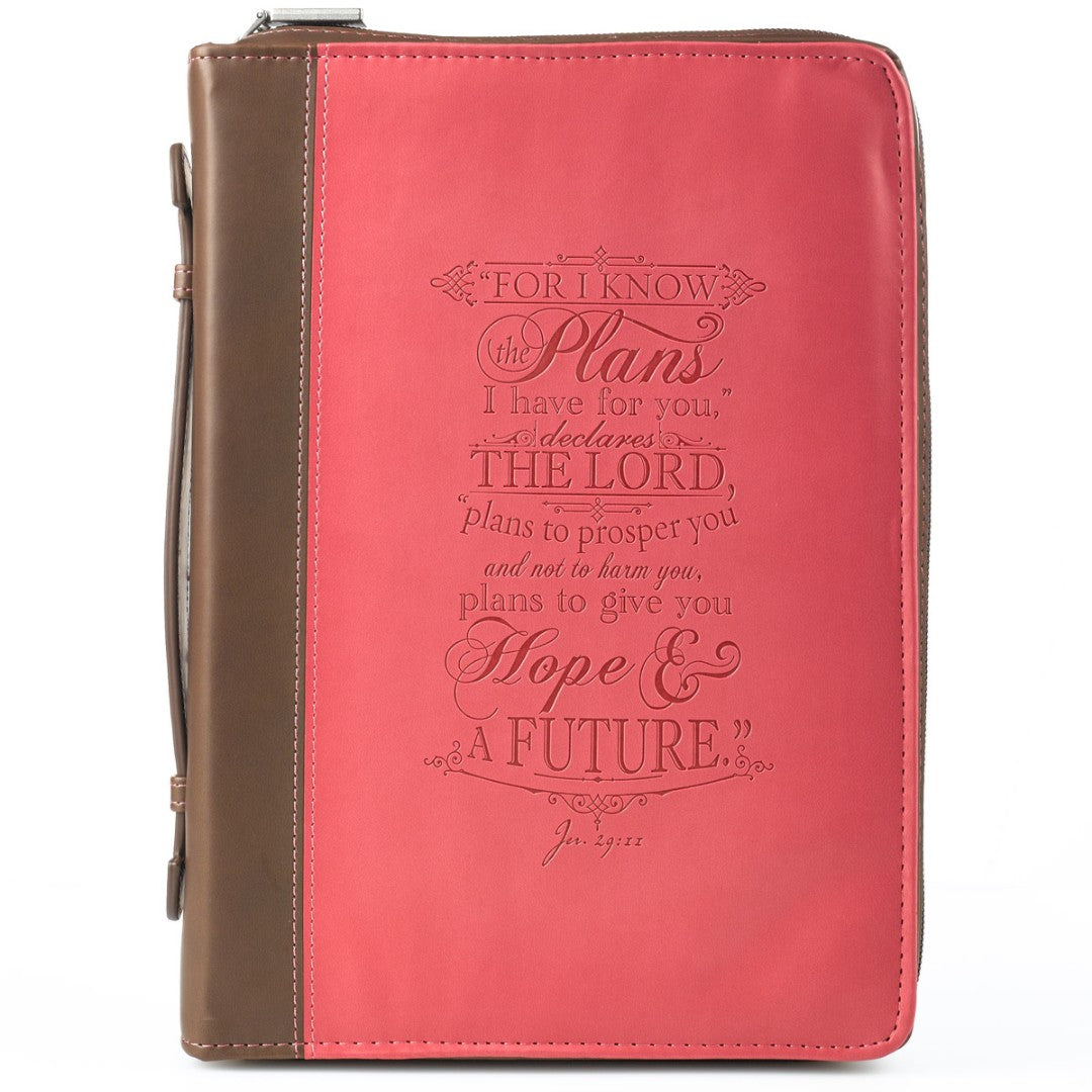 Jeremiah 29:11 Pink Bible Case, Medium - Re-vived