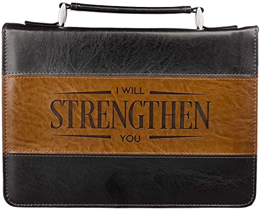 I Will Strengthen You Classic Bible Case, Large - Re-vived