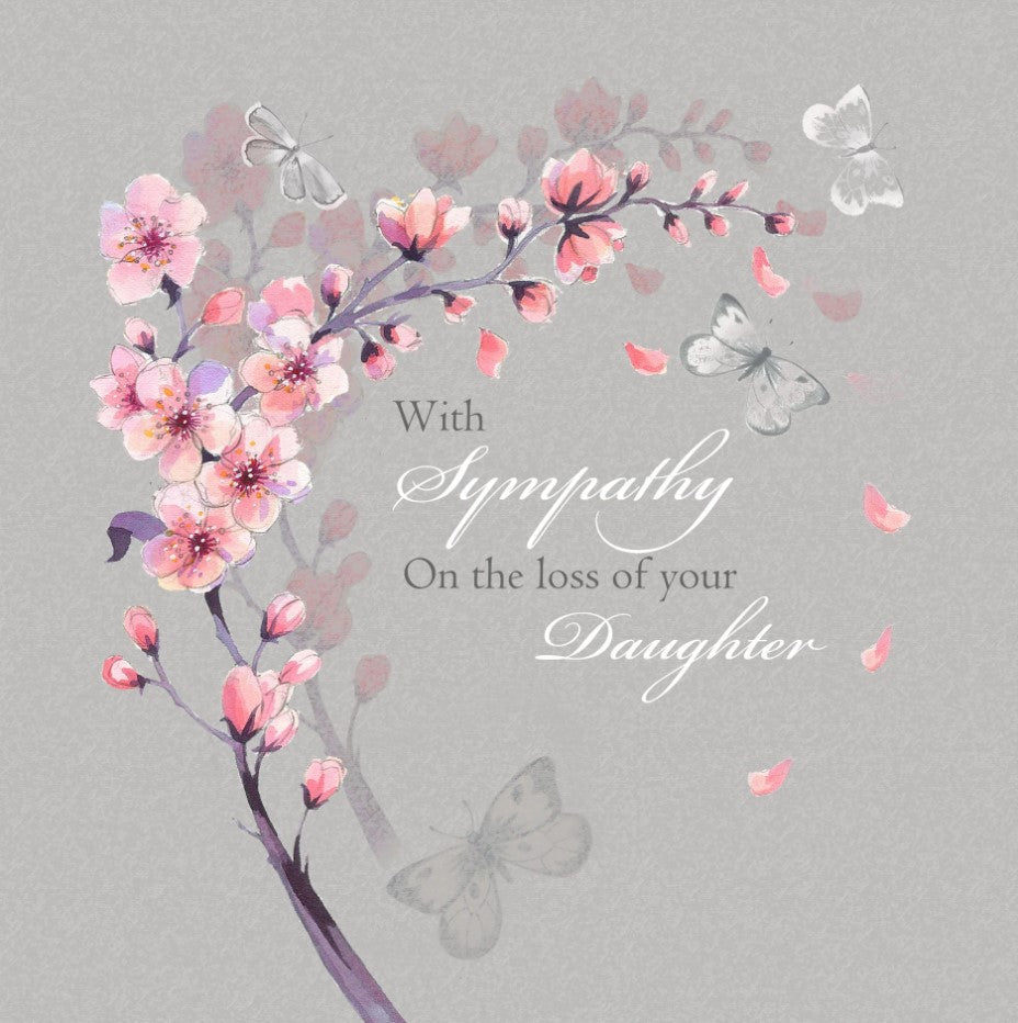 Falling Blossom Daughter Card - Re-vived