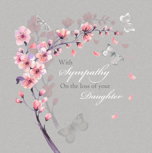 Falling Blossom Daughter Card - Re-vived