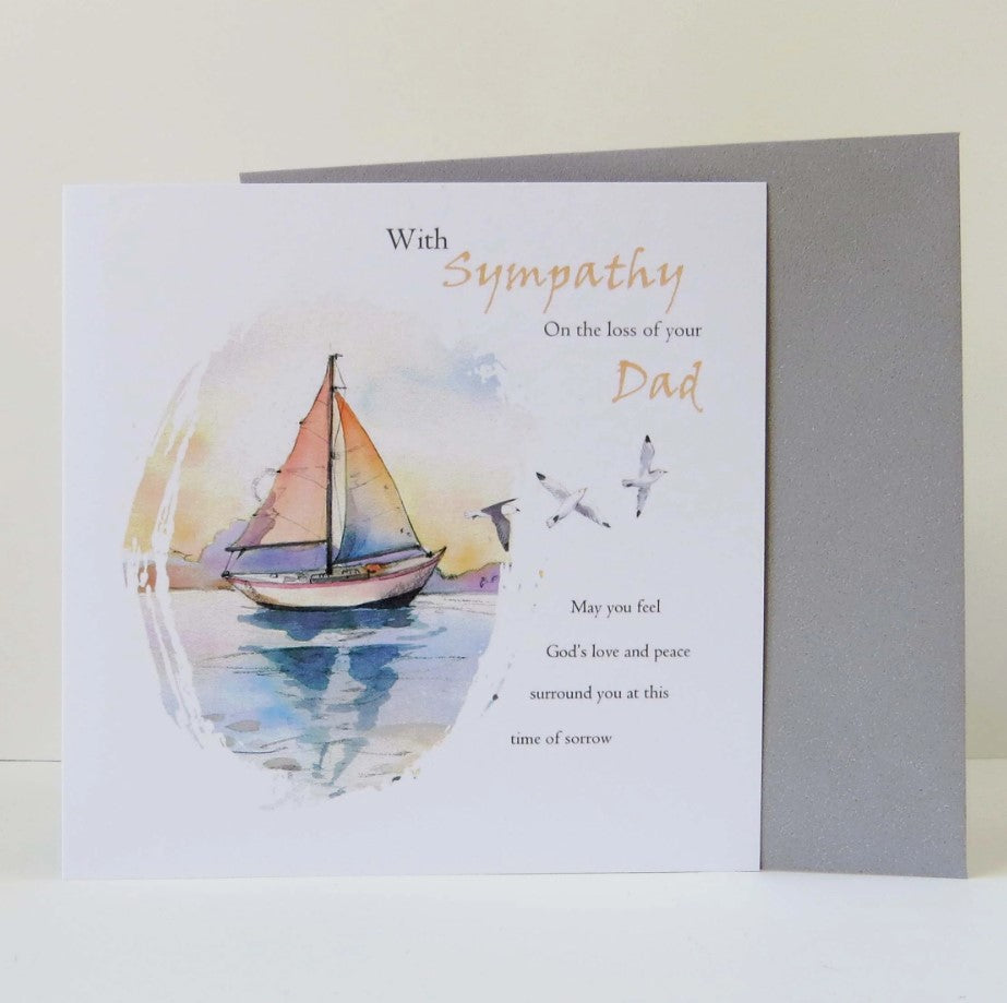 Still Waters Dad Sympathy Card - Re-vived