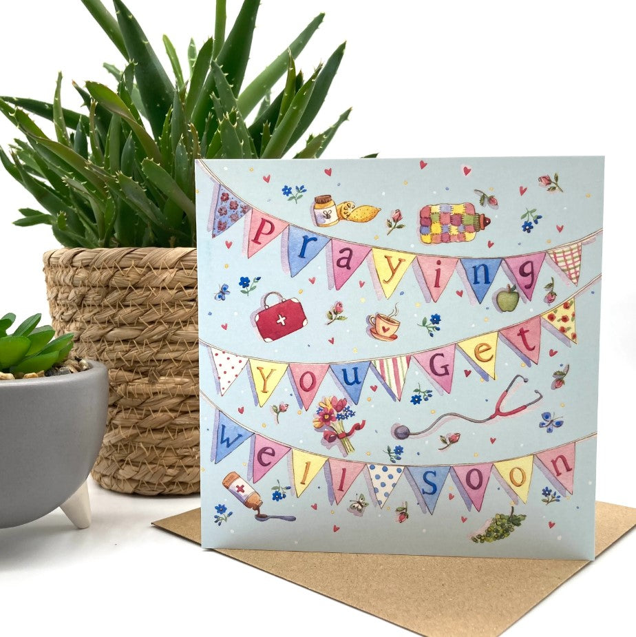 Praying You Get Well Soon Card - Re-vived