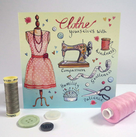 Clothe Yourself Notecard - Re-vived