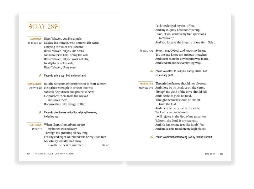 Handbook for Praying Scripture - Re-vived