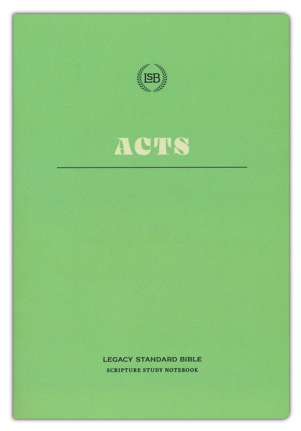 LSB Scripture Study Notebook: Acts - Re-vived