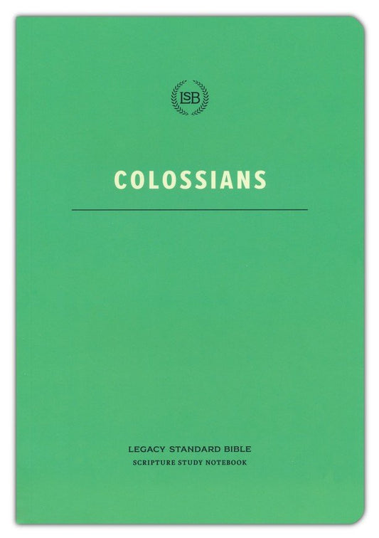 LSB Scripture Study Notebook: Colossians - Re-vived