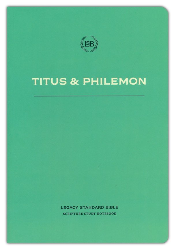 LSB Scripture Study Notebook: Titus & Philemon - Re-vived