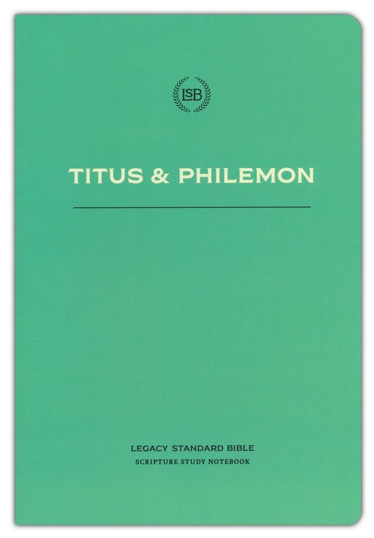 LSB Scripture Study Notebook: Titus & Philemon - Re-vived
