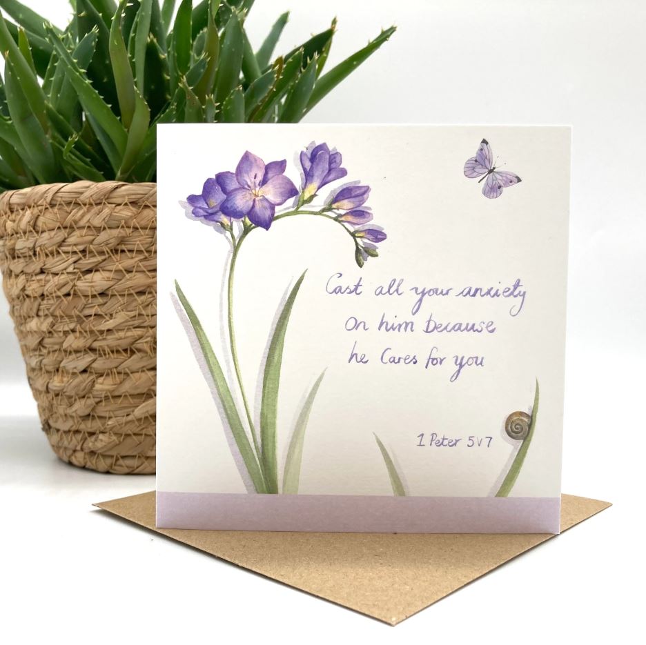 Freesia Notecard - Re-vived