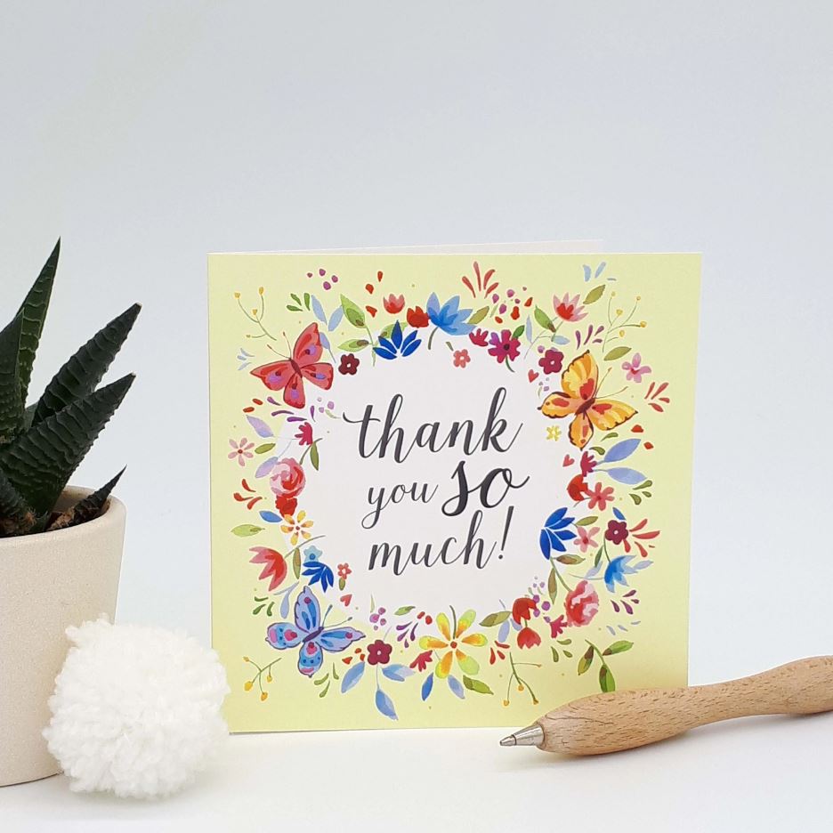 Thank You So Much Card - Re-vived
