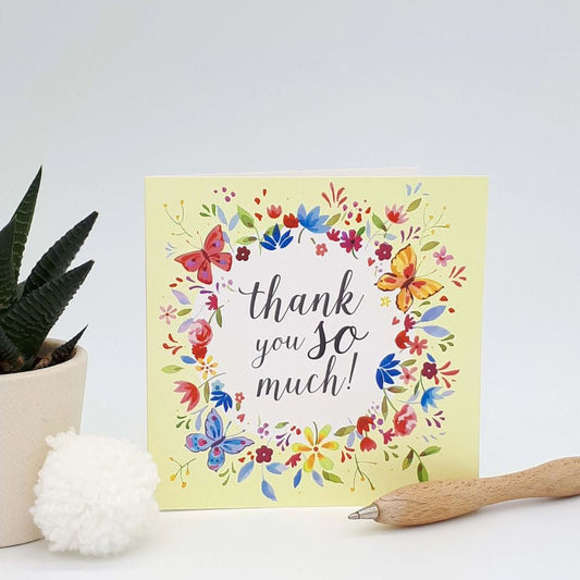 Thank You So Much Card - Re-vived