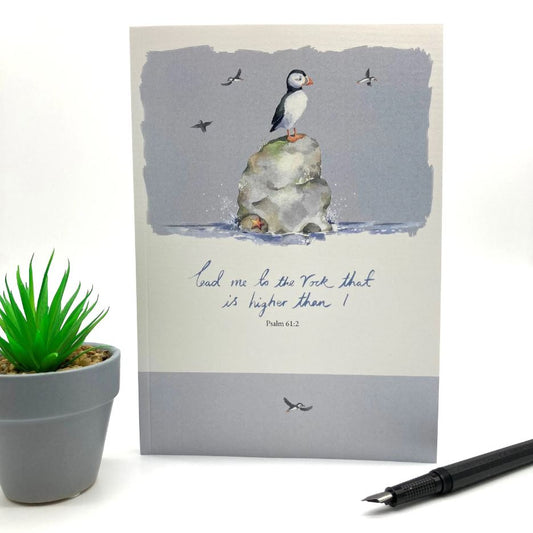 Puffin Lined A5 Notebook - Re-vived