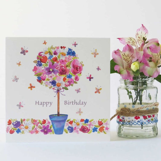 Birthday Topiary Card - Re-vived
