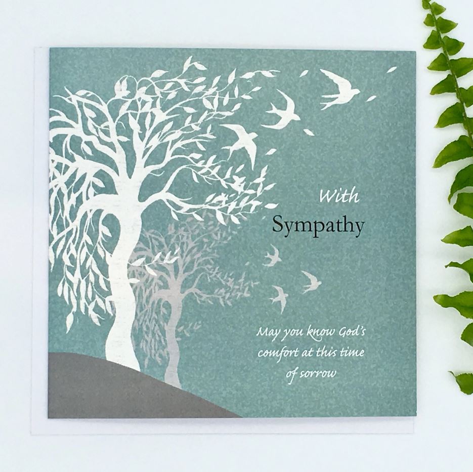 Sympathy Swallows Card - Re-vived