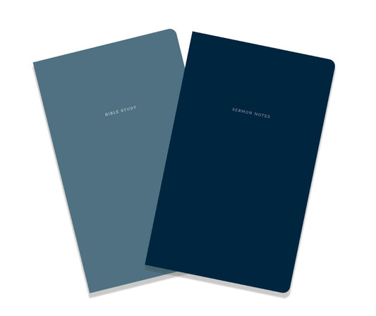 Bible Study & Sermon Notes Journals (pack of 2) - Re-vived