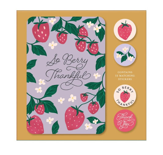 Thanks a Pun Assorted Note Cards Set of 12 - Re-vived