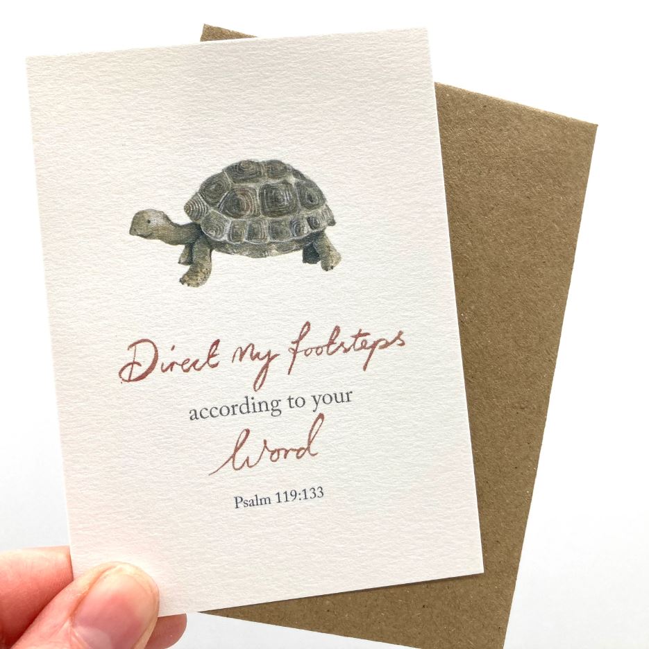 Footsteps Mini Notecard - Re-vived