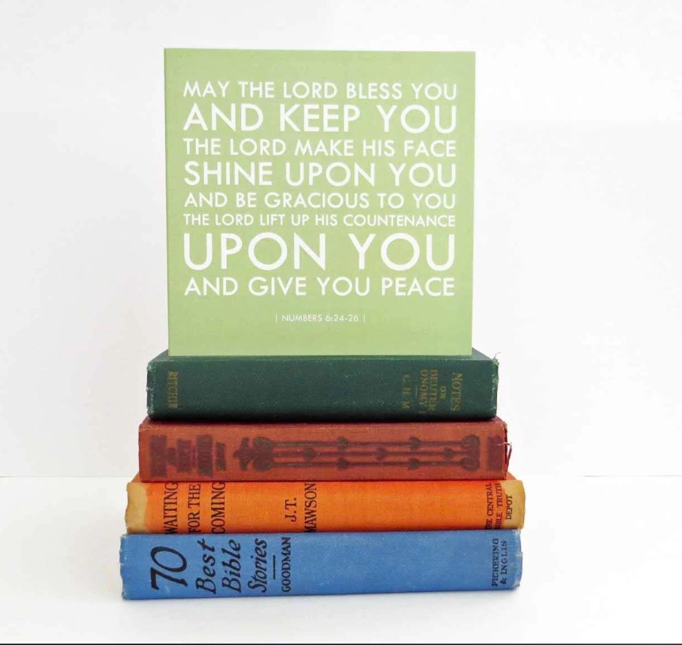 The Lord Bless You and Keep You Notecard - Re-vived