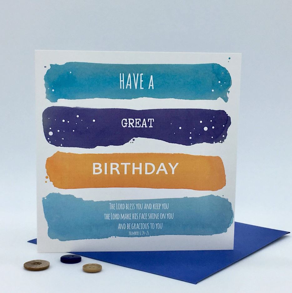 Have A Great Birthday Card - Re-vived
