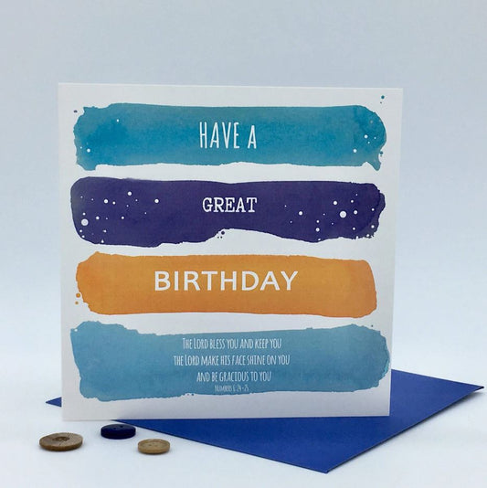 Have A Great Birthday Card - Re-vived
