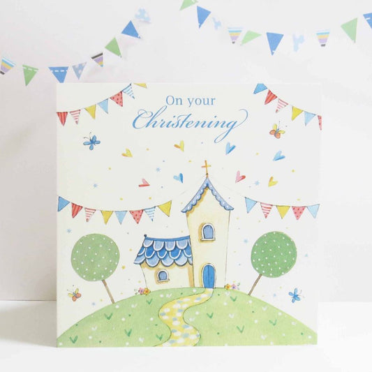 Church Christening Card - Re-vived