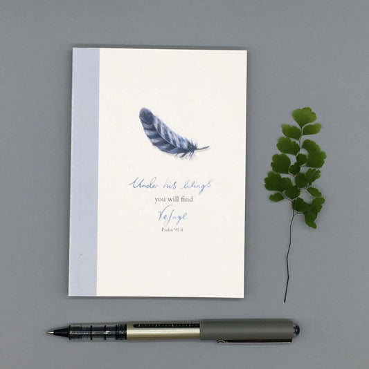 Under His Wings A6 Notebook - Re-vived