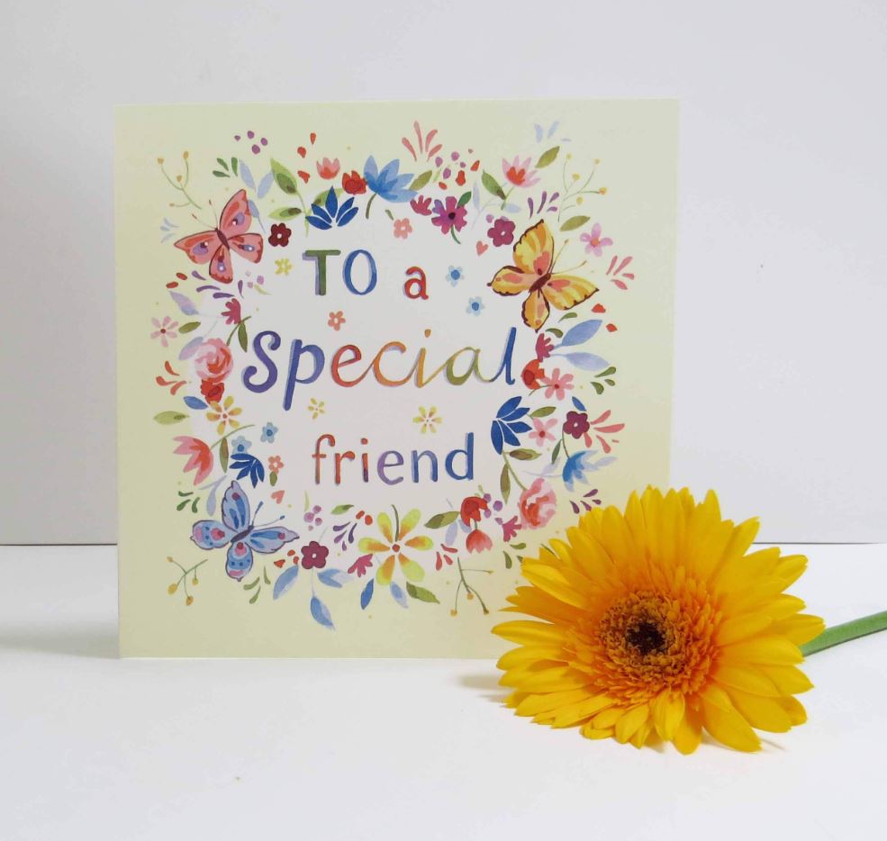 Special Friend Birthday Card - Re-vived