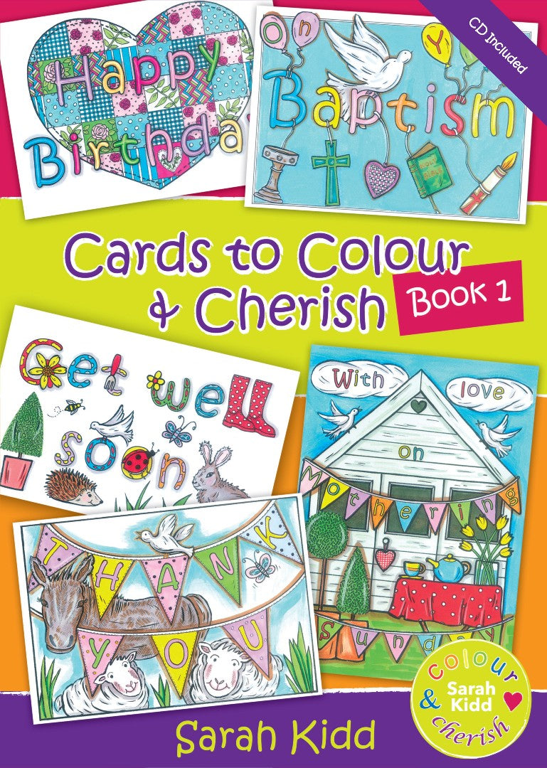 Cards to Colour and Cherish Book 1 - Re-vived