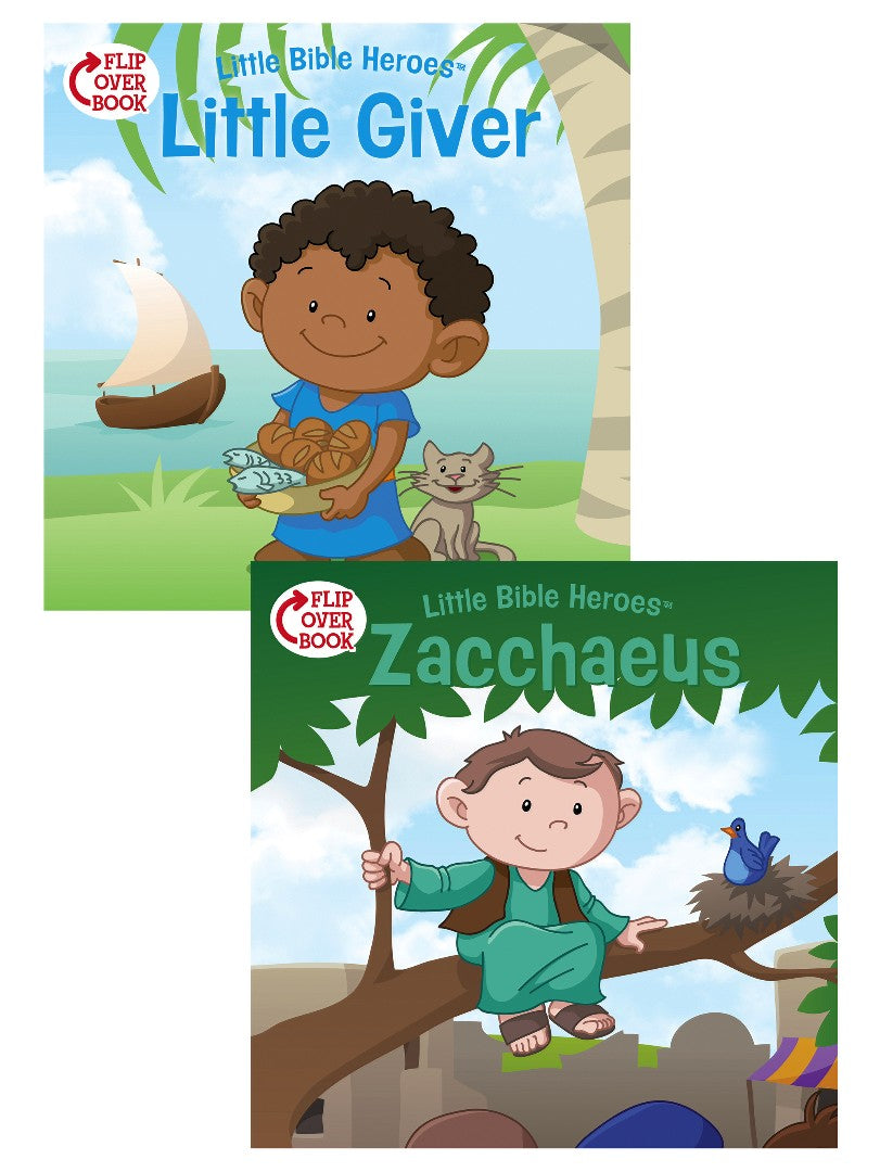 Little Giver/Zacchaeus Flip-Over Book - Re-vived