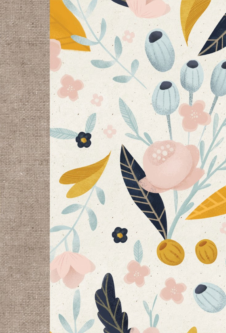 ESV Large Print Compact Bible (Spring Bloom) - Re-vived