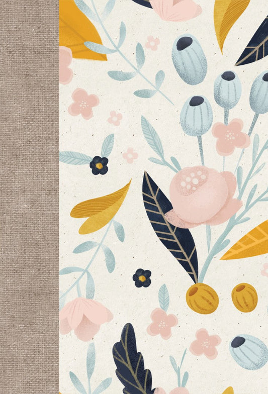 ESV Large Print Compact Bible (Spring Bloom) - Re-vived