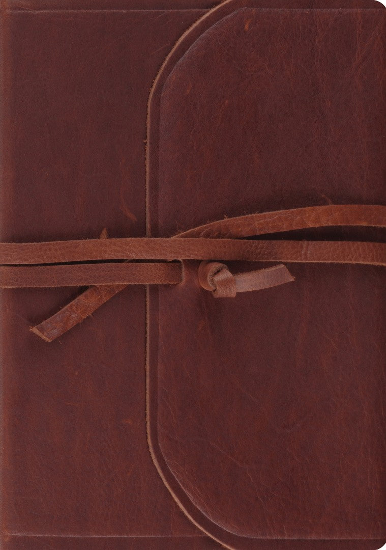 ESV Journaling Bible, Interleaved Edition, Brown with Flap - Re-vived
