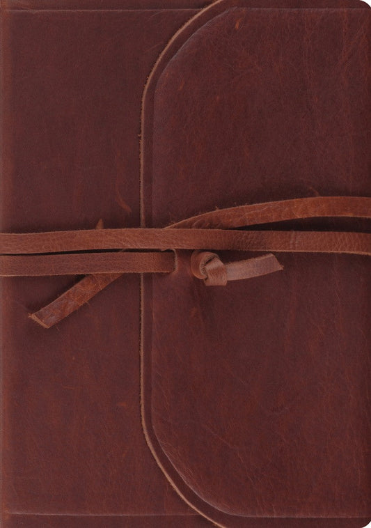 ESV Journaling Bible, Interleaved Edition, Brown with Flap - Re-vived