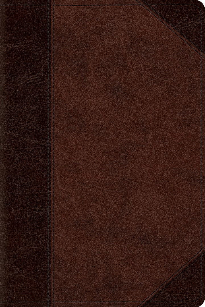 ESV Personal Reference Bible Trutone, Brown/Walnut - Re-vived