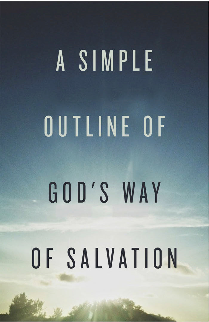 Simple Outline Of God's Way Of Salvation (Pack Of 25) - Re-vived
