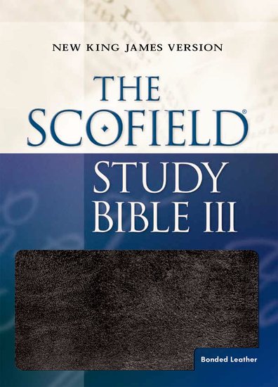 NKJV Scofield Study Bible III, Black, Indexed - Re-vived